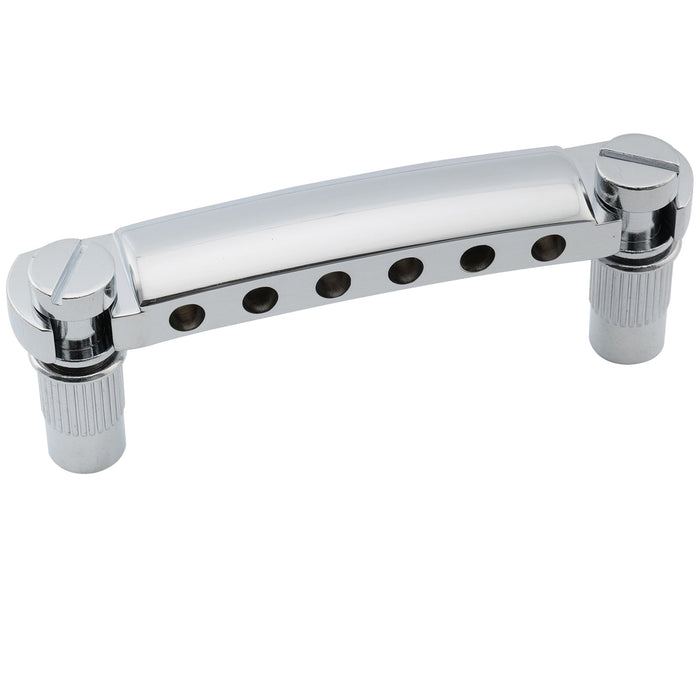 musiclily pro 52 5mm string spacing 6 string stop tailpiece for epiphone lp sg style guitar mx2621p, chrome