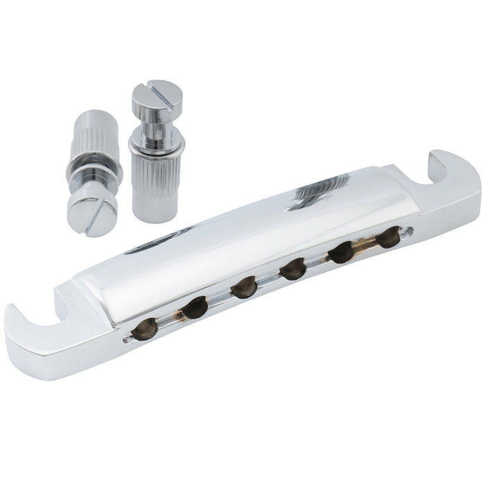 musiclily pro 52 5mm string spacing 6 string stop tailpiece for epiphone lp sg style guitar mx2621p, gold