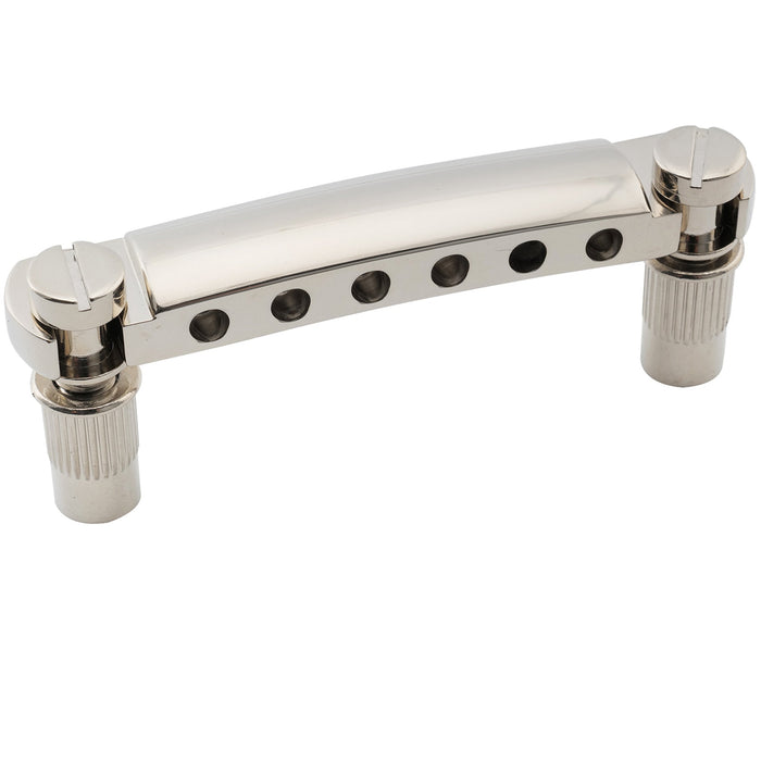 musiclily pro 52 5mm string spacing 6 string stop tailpiece for epiphone lp sg style guitar mx2621p, nickel