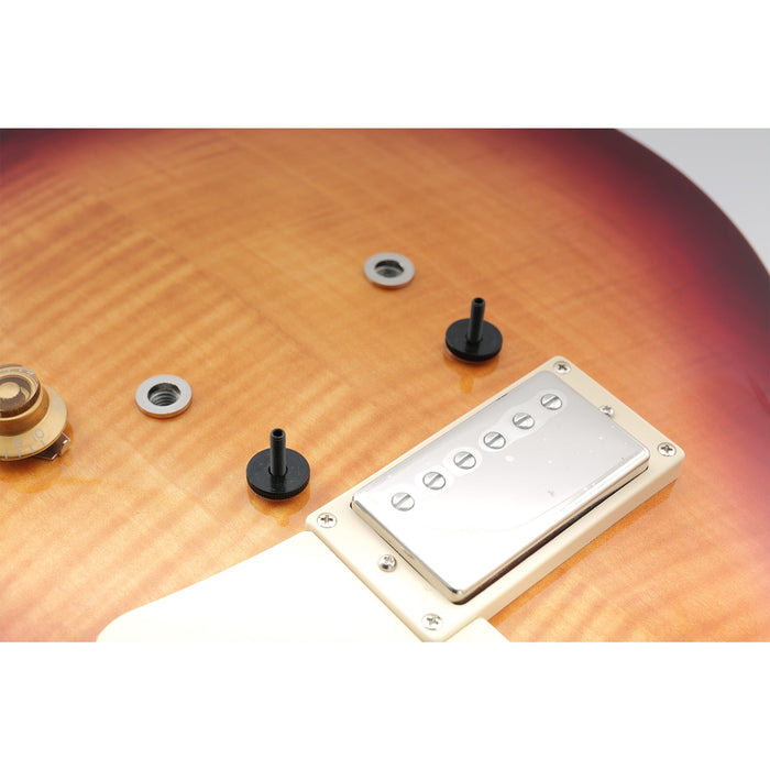 Application of musiclily pro metric sized abr 1 style tune o matic bridge m4 mounting post and thumbwheel sets for epiphone lp style guitar mx2623 2p