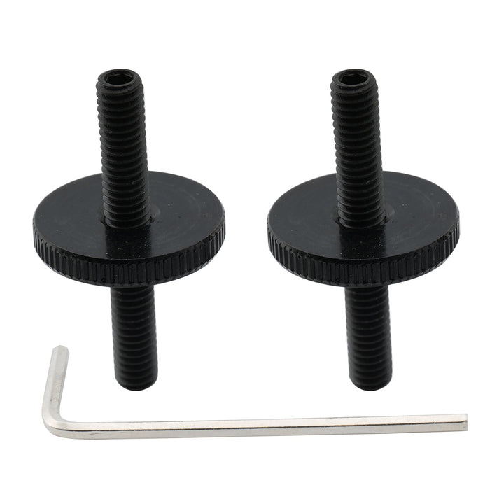 musiclily pro metric sized abr 1 style tune o matic bridge m4 mounting post and thumbwheel sets for epiphone lp style guitar mx2623 2p