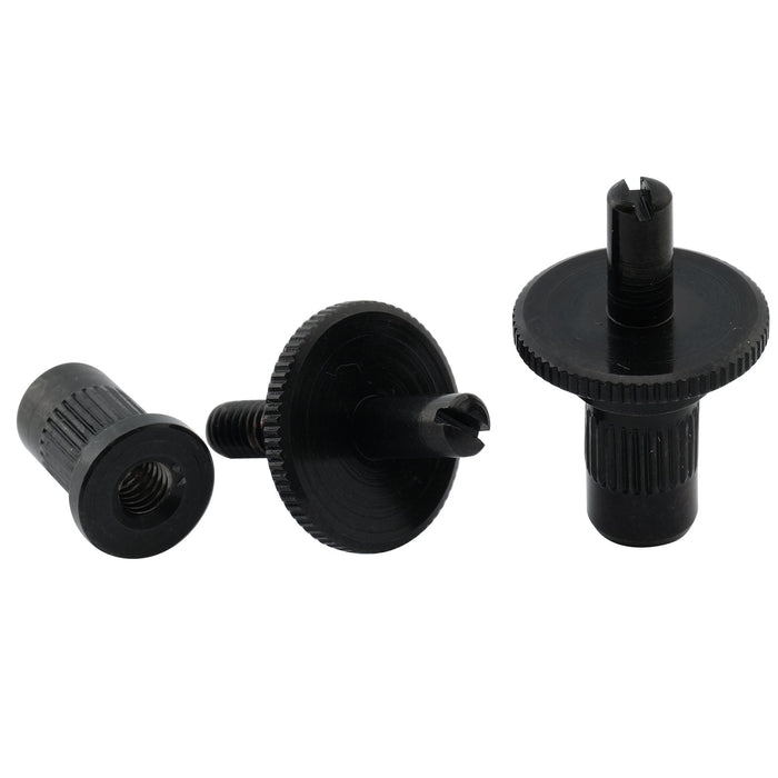 detail of musiclily pro metric sized nashville style tune o matic bridge m4 mounting stud and bushing for epiphone lp style guitar mx2624 2p