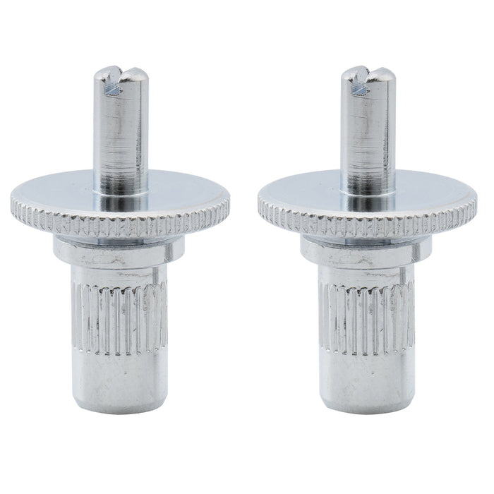 musiclily pro metric sized nashville style tune o matic bridge m4 mounting stud and bushing for epiphone lp style guitar mx2624 2p, chrome