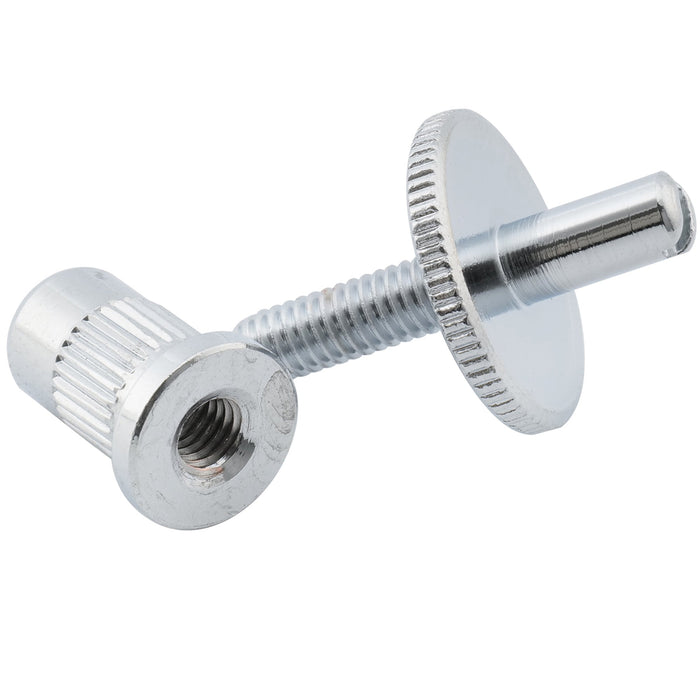 Musiclily Pro ミリ規格 NashvilleナッシュビルTune-o-maticブリッジ取り付け用M4スタッドとブッシング Epiphone LPエレキギター用 ブラック(2個セット)