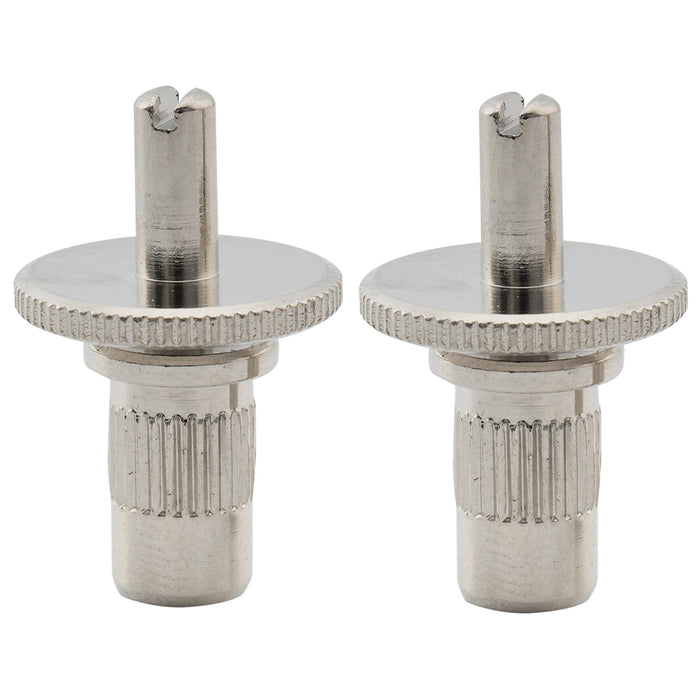 musiclily pro metric sized nashville style tune o matic bridge m4 mounting stud and bushing for epiphone lp style guitar mx2624 2p, nickel