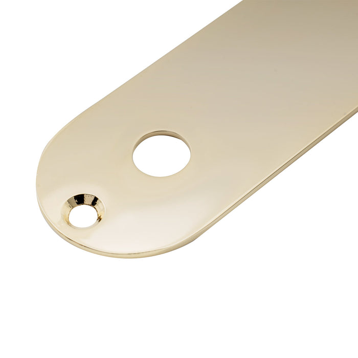 detail of musiclily pro 32mm steel control plate for tele style electric guitar mx2633p