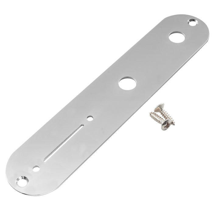 musiclily pro 32mm steel control plate with narrow pots hole spacing for tele style electric guitar mx2634p