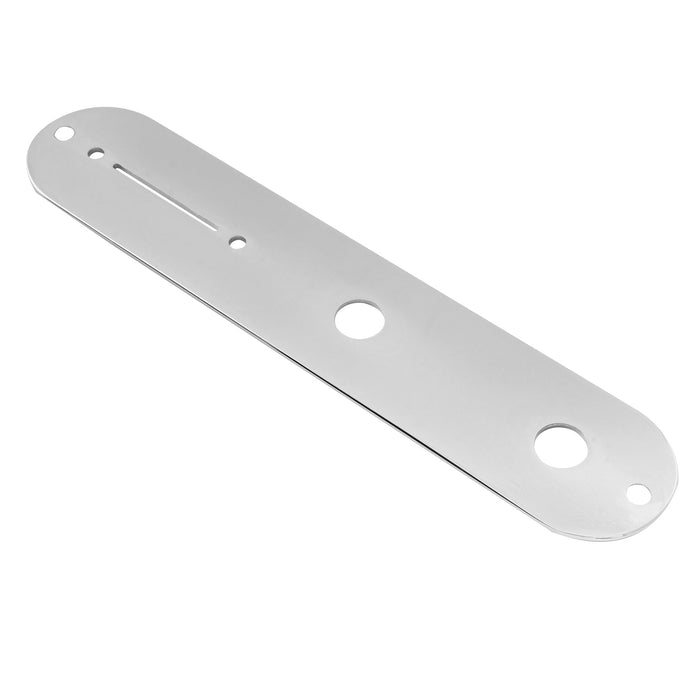 Part of musiclily pro 32mm steel control plate with narrow pots hole spacing for tele style electric guitar mx2634p