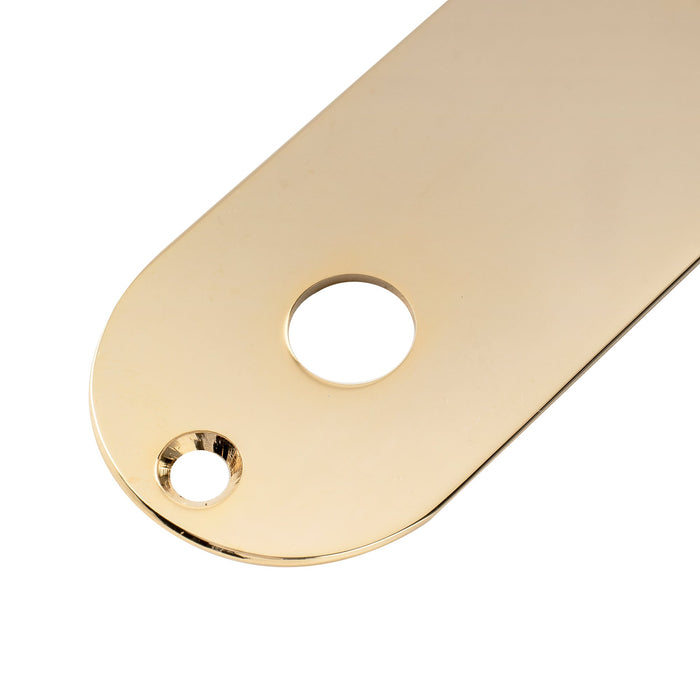 musiclily pro 32mm steel control plate with narrow pots hole spacing and angled switch slot for tele style electric guitar mx2635p details