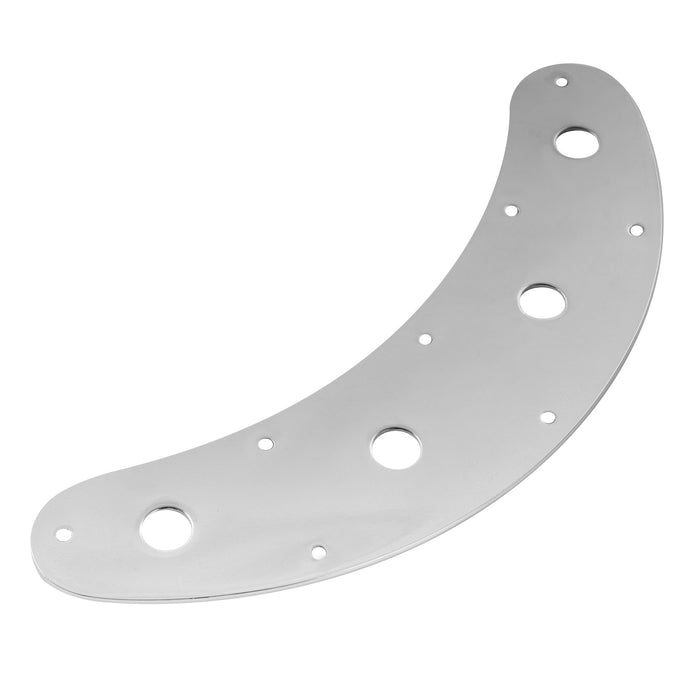 Part of musiclily pro steel 4 hole bass control plate for music man style electric bass mx2638p