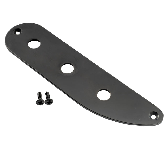 musiclily pro steel 3 hole bass control plate for vintage pb tele bass style electric bass mx2639p