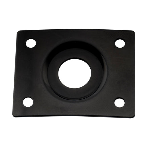 musiclily pro steel curved recessed rectangle jack socket plate 10mm hole for electric guitar bass mx2644p