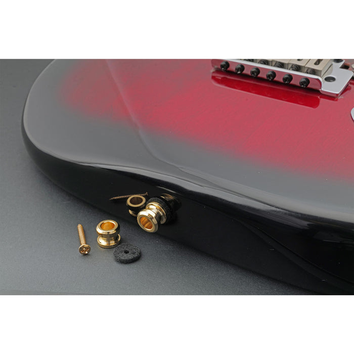 Application of musiclily pro 12mm steel strap button end pins for acoustic electric guitar mx2700 2p