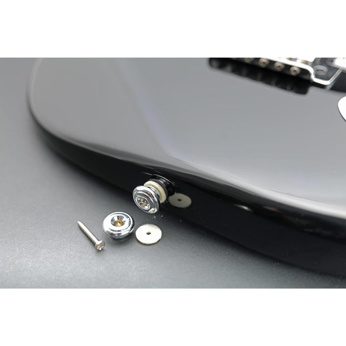 Application of musiclily pro 17mm large round steel strap button end pins for acoustic electric guitar mx2704 2p