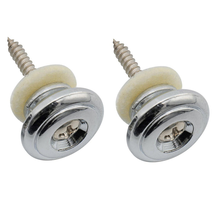 musiclily pro 17mm large round steel strap button end pins for acoustic electric guitar mx2704 2p