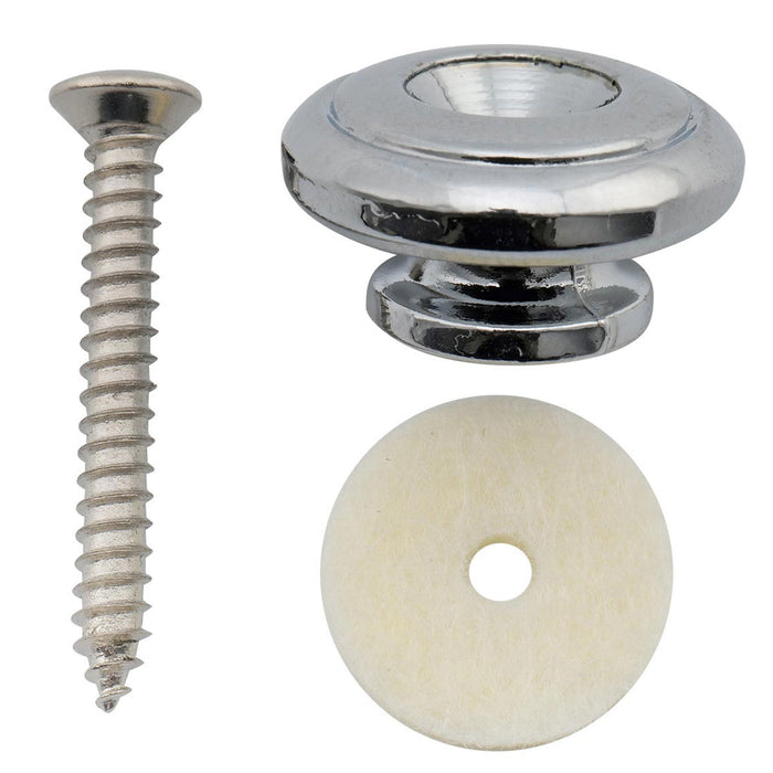 musiclily pro 17mm large round steel strap button end pins for acoustic electric guitar mx2704 2p details