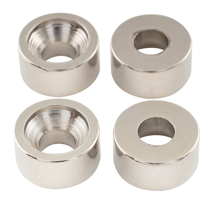 Part of musiclily pro 12mm steel guitar neck mounting ferrules neck joint bushings and bolts for electric guitar bass mx2705 4p