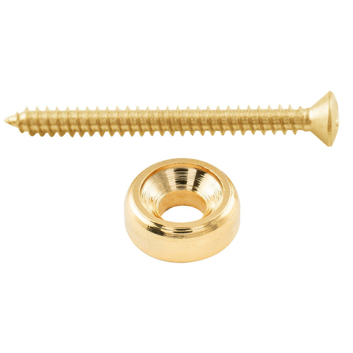 detail of musiclily pro 14mm steel guitar neck mounting ferrules neck joint bushings and bolts for electric guitar bass mx2706 4p