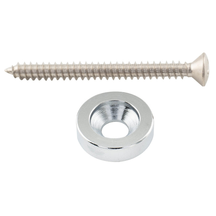 detail of musiclily pro 15mm steel guitar neck mounting ferrules neck joint bushings and bolts for electric guitar bass mx2708 4p