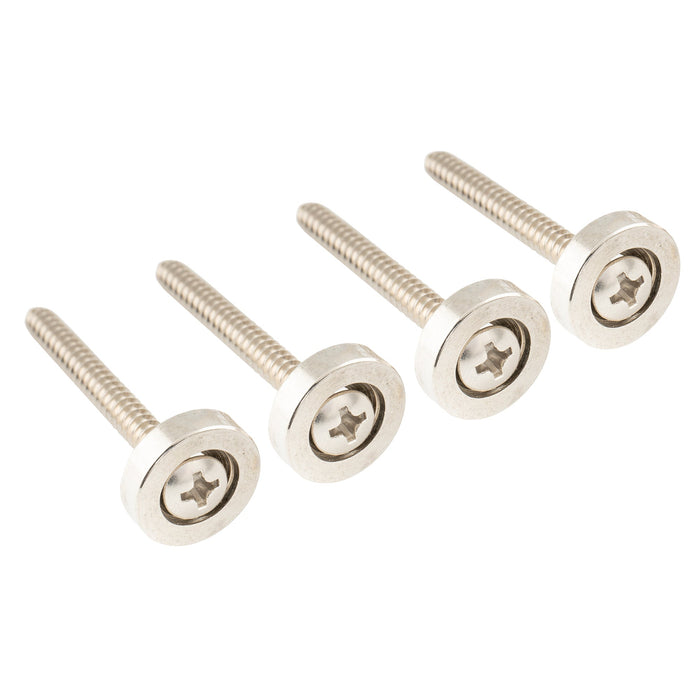 musiclily pro 15mm steel guitar neck mounting ferrules neck joint bushings and bolts for electric guitar bass mx2708 4p