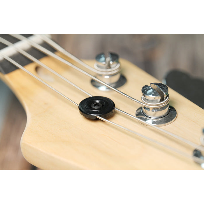Musiclily Pro Steel 19 mm runder Saitenhalter mit Schlitz, Führungsbaum für E-Bass