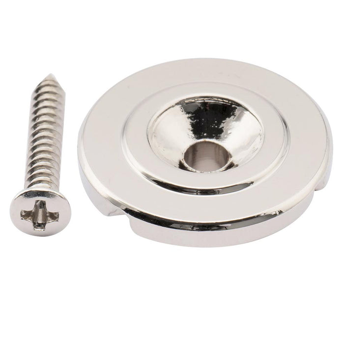 musiclily pro steel 19mm round slotted string retainer guide tree for electric bass mx2709p, nickel