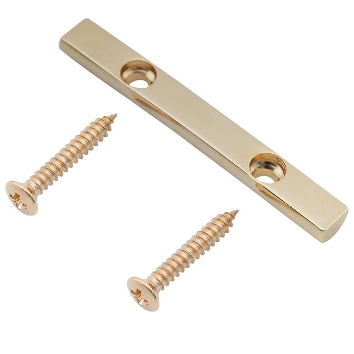 Musiclily Pro 43 mm Messing-Saitenhalter, Führungsbaum für 4-saitigen E-Bass