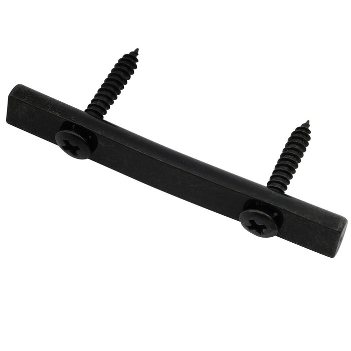 musiclily pro 45mm brass string retainer bar guide tree for 5 string electric bass mx2718p, black