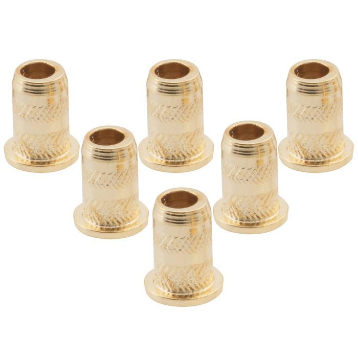 Part of musiclily pro 4mm steel top mounting string ferrules for electric guitar mx2719 6p