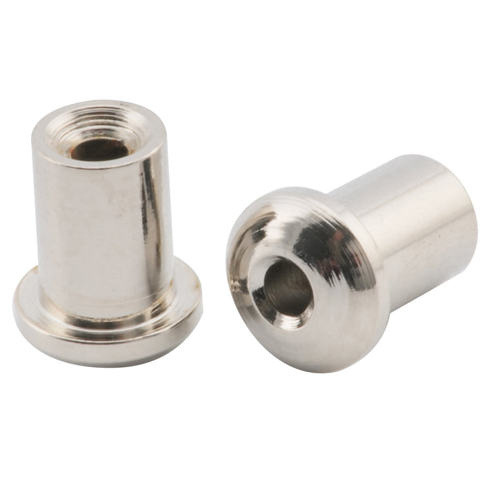 detail of musiclily pro 5mm steel top mounting string ferrules for electric guitar mx2720 6p