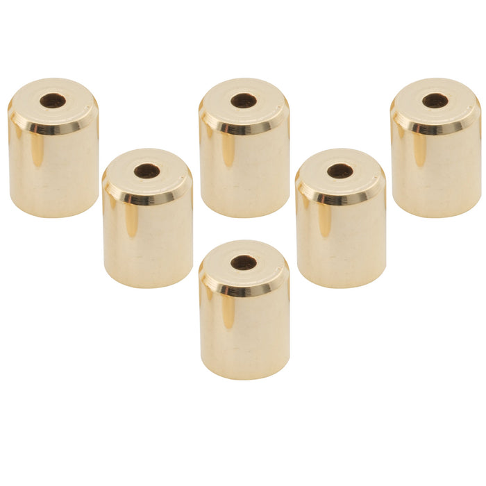 Part of musiclily pro 8mm steel flush style through body string mounting ferrules for tele style electric guitar mx2721 6p