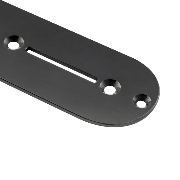 detail of musiclily pro 34mm steel control plate for tele style electric guitar mx2724p