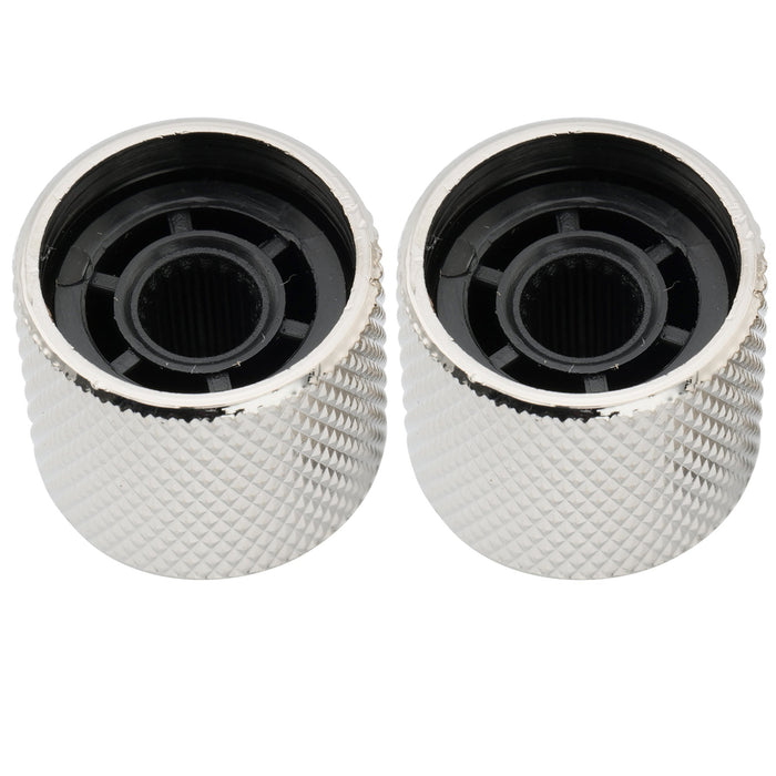 Part of musiclily pro coarse 18 splines steel dome push on control knob 19mm for imported guitar bass mx2790 2p