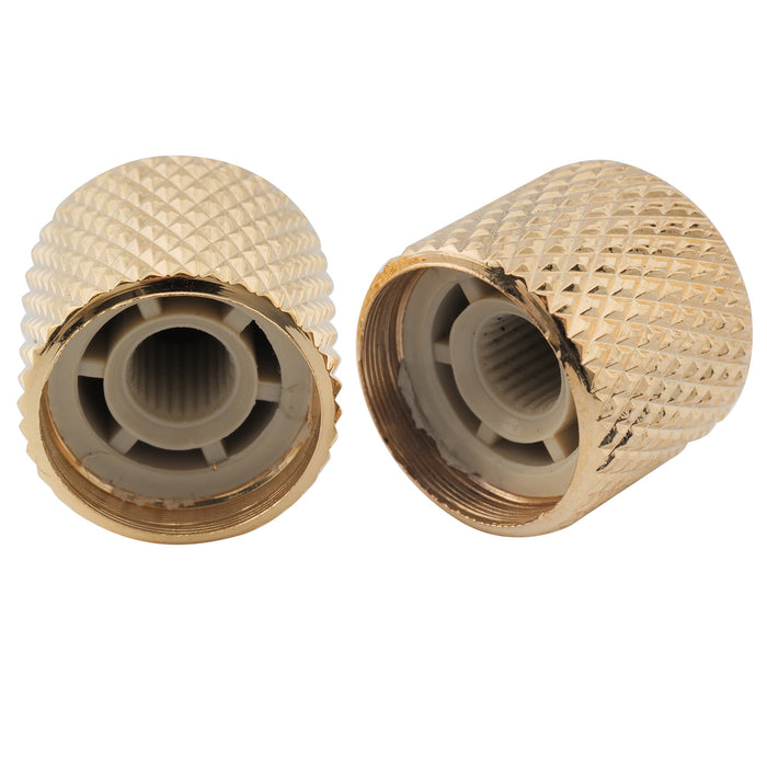 musiclily pro fine 24 splines steel dome push on control knob 18mm for usa made guitar bass potentiometers mx2794 2p details