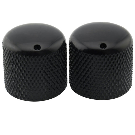 musiclily pro fine 24 splines steel dome push on control knob 18mm with indicator dot for usa made guitar bass potentiometers mx2798 2p