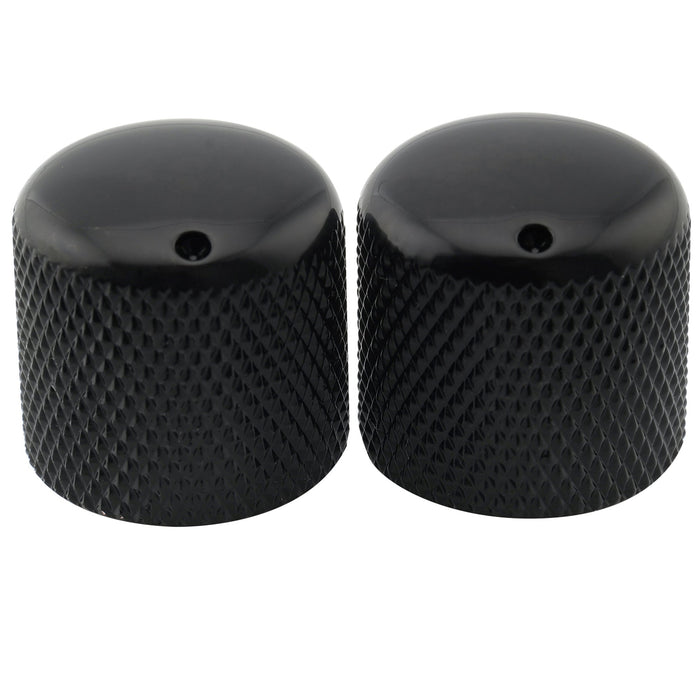 musiclily pro fine 24 splines steel dome push on control knob 18mm with indicator dot for usa made guitar bass potentiometers mx2798 2p