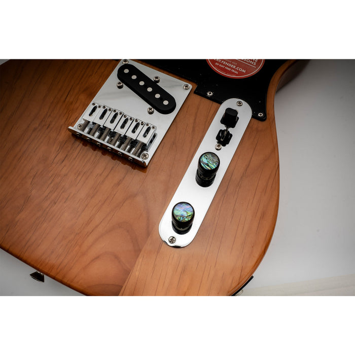 Application of musiclily pro fine 24 splines steel dome abalone top push on control knob for usa made guitar bass potentiometers 18x16 5mm mx2800 2p