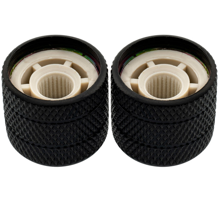 Part of musiclily pro fine 24 splines steel dome abalone top push on control knob for usa made guitar bass potentiometers 18x16 5mm mx2800 2p