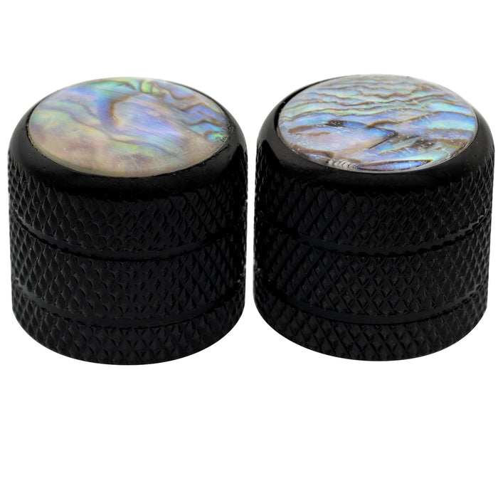 musiclily pro fine 24 splines steel dome abalone top push on control knob for usa made guitar bass potentiometers 18x16 5mm mx2800 2p