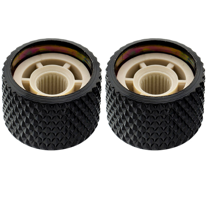 Part of musiclily pro fine 24 splines steel dome abalone top push on control knob for usa made guitar bass potentiometers 19x16 5mm mx2802 2p