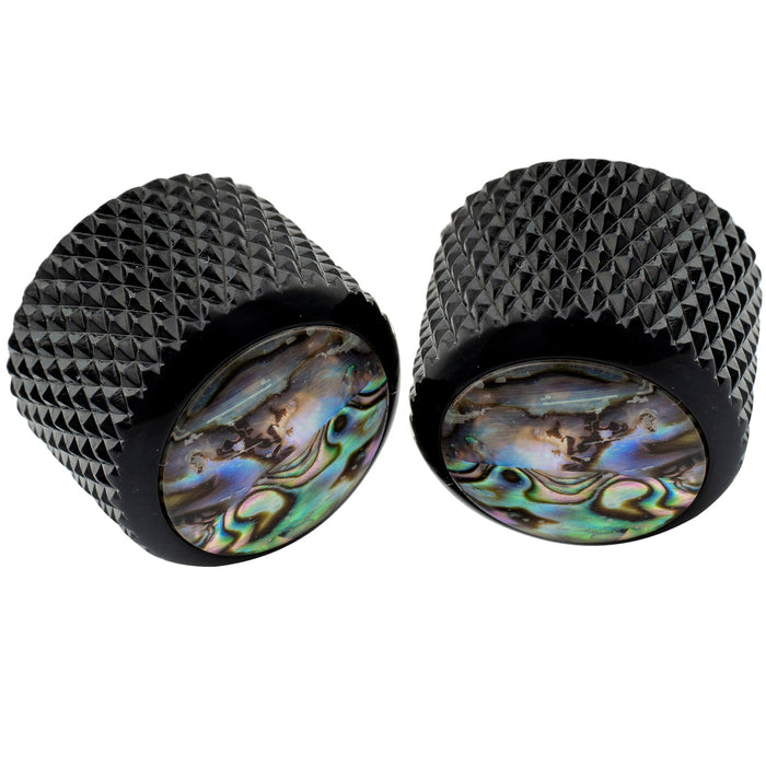 musiclily pro fine 24 splines steel dome abalone top push on control knob for usa made guitar bass potentiometers 19x16 5mm mx2802 2p details