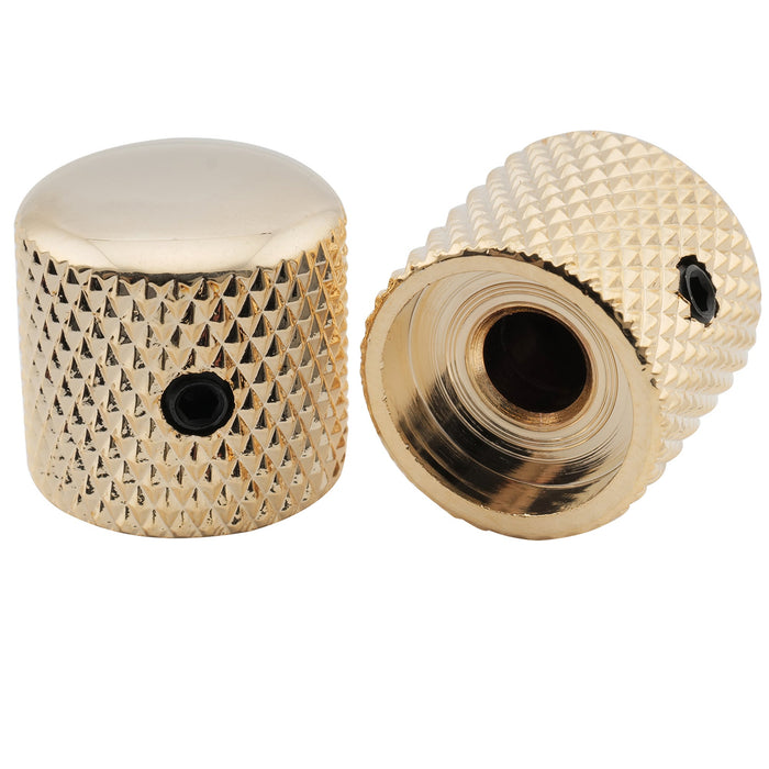 detail of musiclily pro 1 4 inch steel dome universal fitting potentiometer control knob with set screw for electric guitar bass mx2805 2p