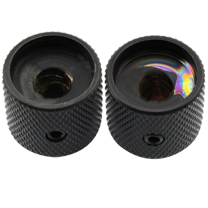 Part of musiclily pro 1 4 inch steel dome universal fitting potentiometer control knob with set screw and indicator dot for electric guitar bass mx2806 2p