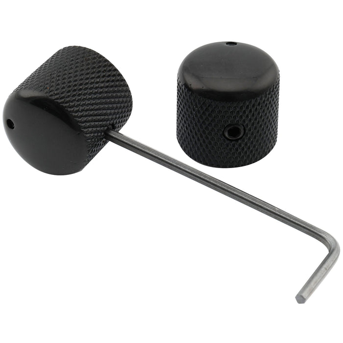 musiclily pro 1 4 inch steel dome universal fitting potentiometer control knob with set screw and indicator dot for electric guitar bass mx2806 2p details