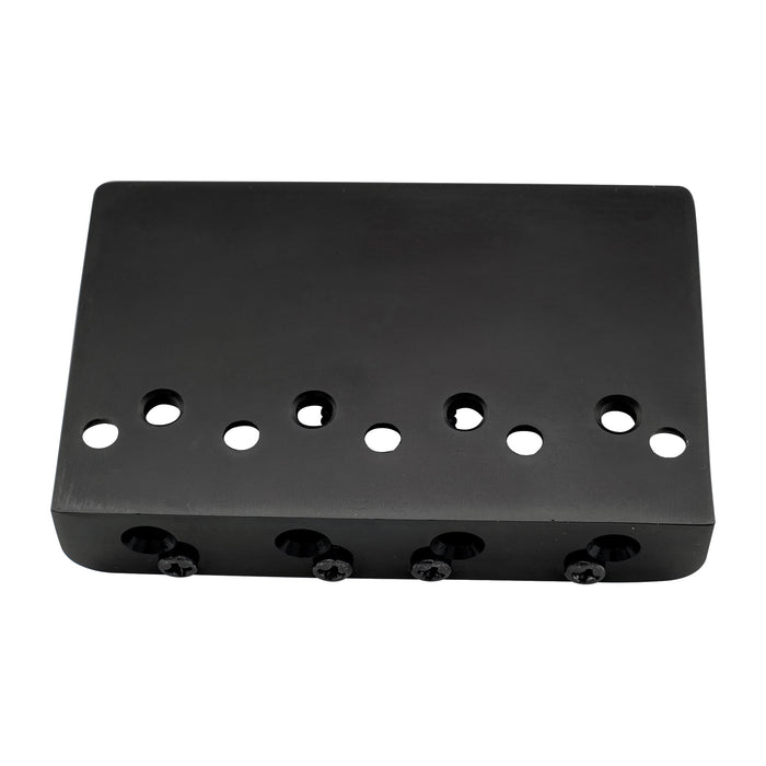 Part of musiclily pro 57mm 2 1 4 inch string spacing hardtail brass saddles zinc alloy plate 4 string bass bridge mx2821p