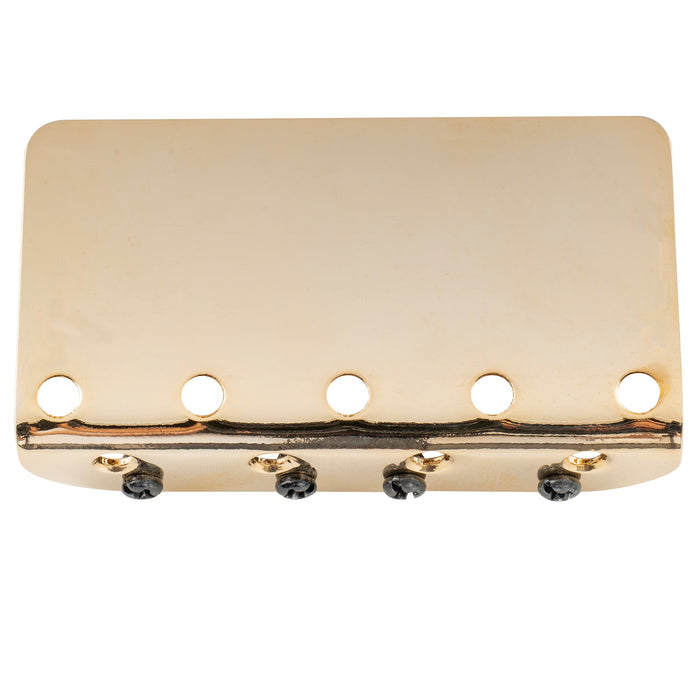 Puente Musiclily Pro Classic Standard de 19 mm para bajos de 4 cuerdas con carga superior y selleta de latón, placa de acero