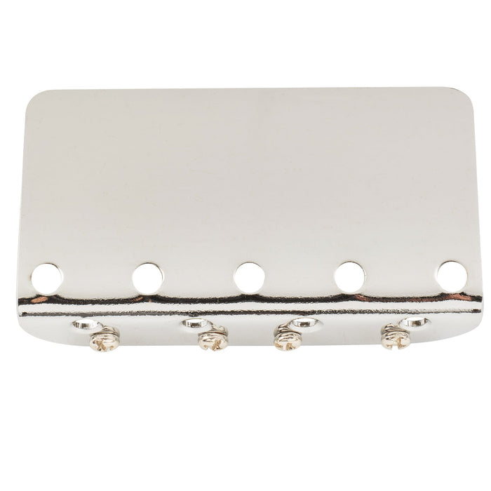 Musiclily Pro 19mm String Spacing Classic Standard Top-loading 4-String Bass Bridge with Brass Saddle Steel Plate