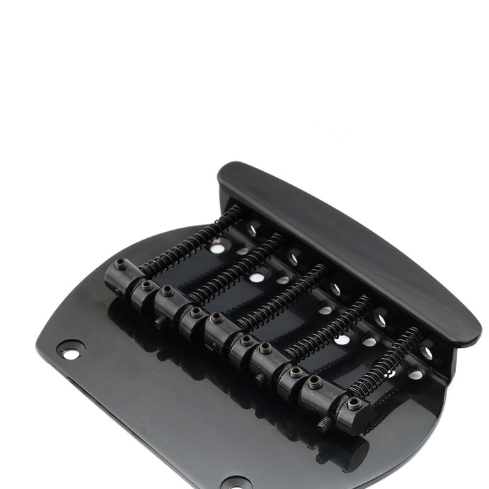 details of musiclily pro 64mm2 33 64 inch steel dual load 5 string bass bridge for musicman style bass mx2825p
