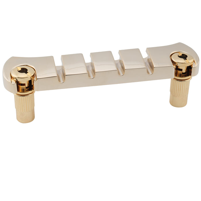 musiclily pro 18mm string spacing zinc alloy 4 string bass tailpiece mx2826p, gold