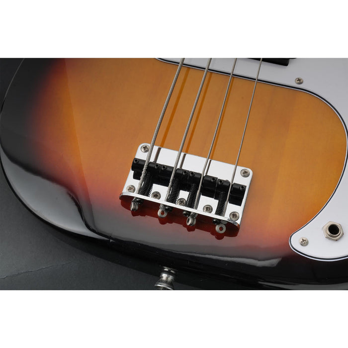 Application of musiclily pro 19mm steel bass bridge saddles for 4 string precision and jazz bass mx2827 4p